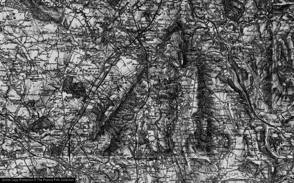 Old Map of Marsh Green, 1897 in 1897