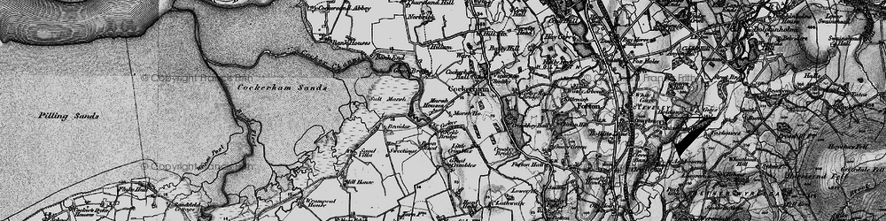 Old map of Lathwaite in 1896