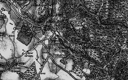 Old map of Marsh Lane in 1896