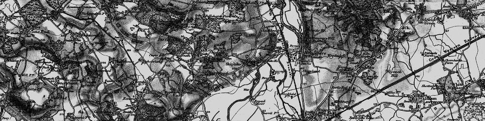 Old map of Marsh Lock in 1895