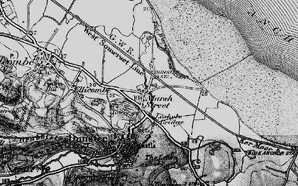 Old map of Blue Anchor Bay in 1898
