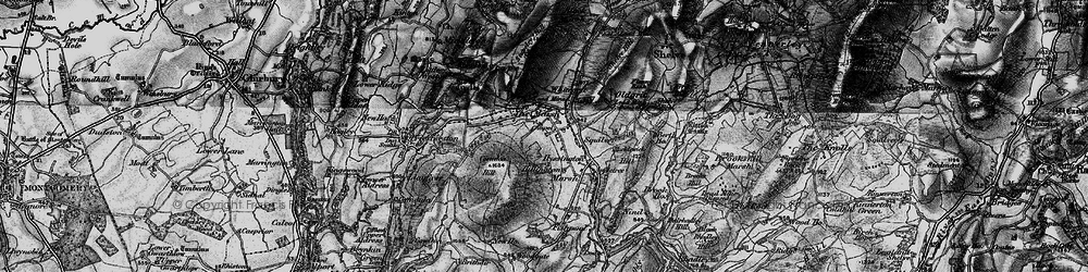Old map of Marsh, The in 1899