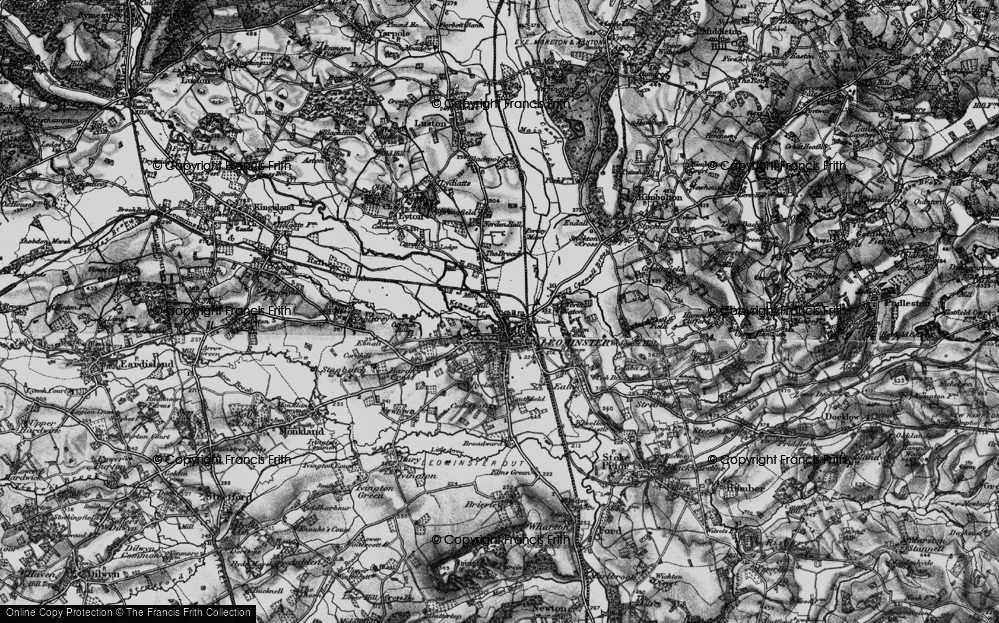 Old Map of Marsh, The, 1899 in 1899