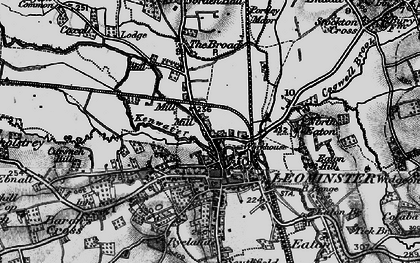 Old map of Marsh, The in 1899