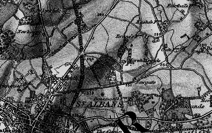Old map of Marshalswick in 1896