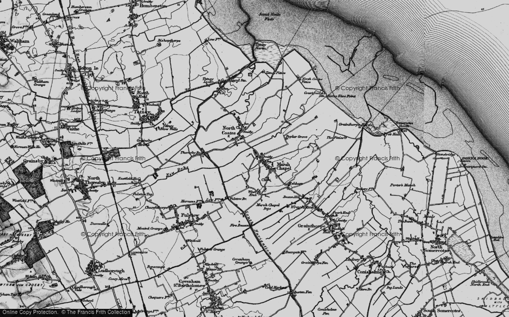 Old Map of Marshchapel, 1899 in 1899