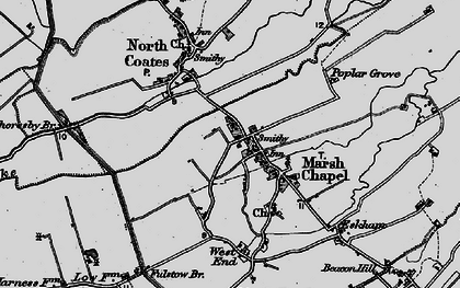 Old map of Marshchapel in 1899