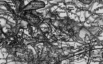 Old map of Marston in 1896