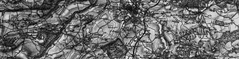 Old map of Marston Gate in 1898