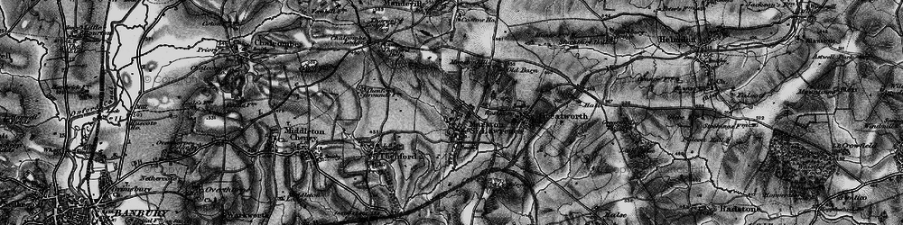 Old map of Marston St Lawrence in 1896
