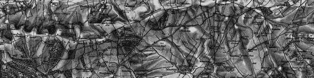 Old map of Martin Drove End in 1895