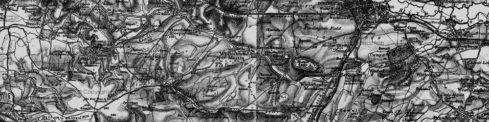 Old map of Martinstown in 1897