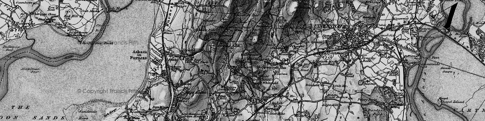 Old map of Lindal Moor in 1897