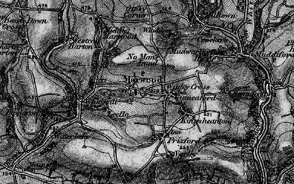 Old map of Marwood in 1898