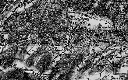 Old map of Matfield in 1895