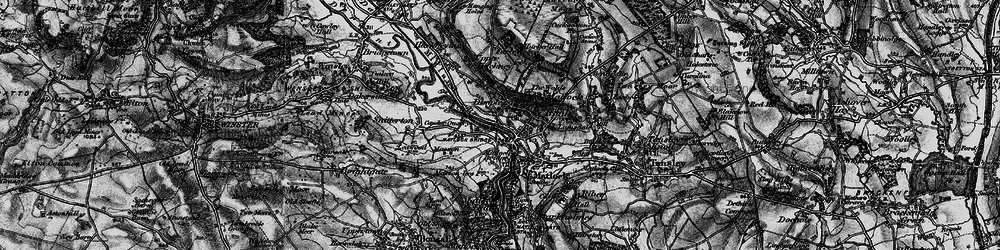 Old map of Matlock Bank in 1896