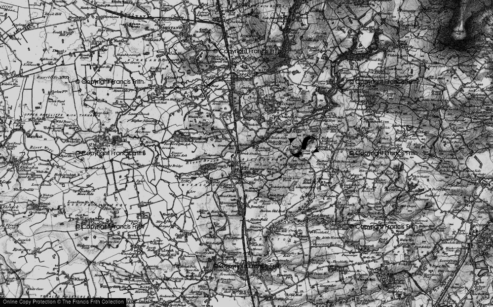Old Map of Matshead, 1896 in 1896