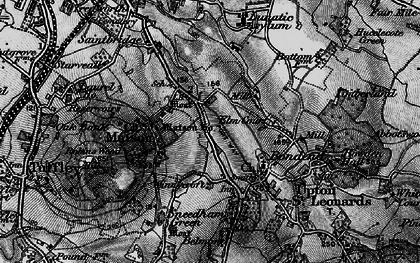Old map of Matson in 1896