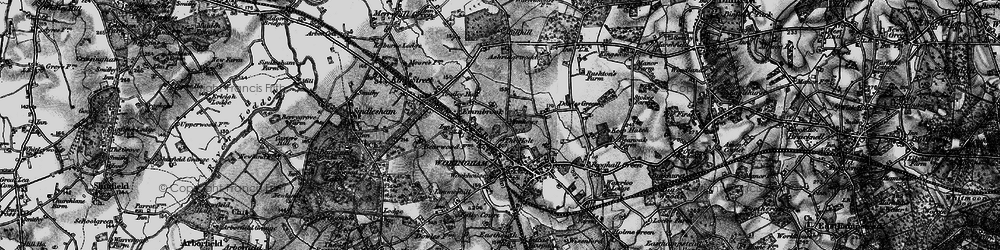 Old map of Matthewsgreen in 1895