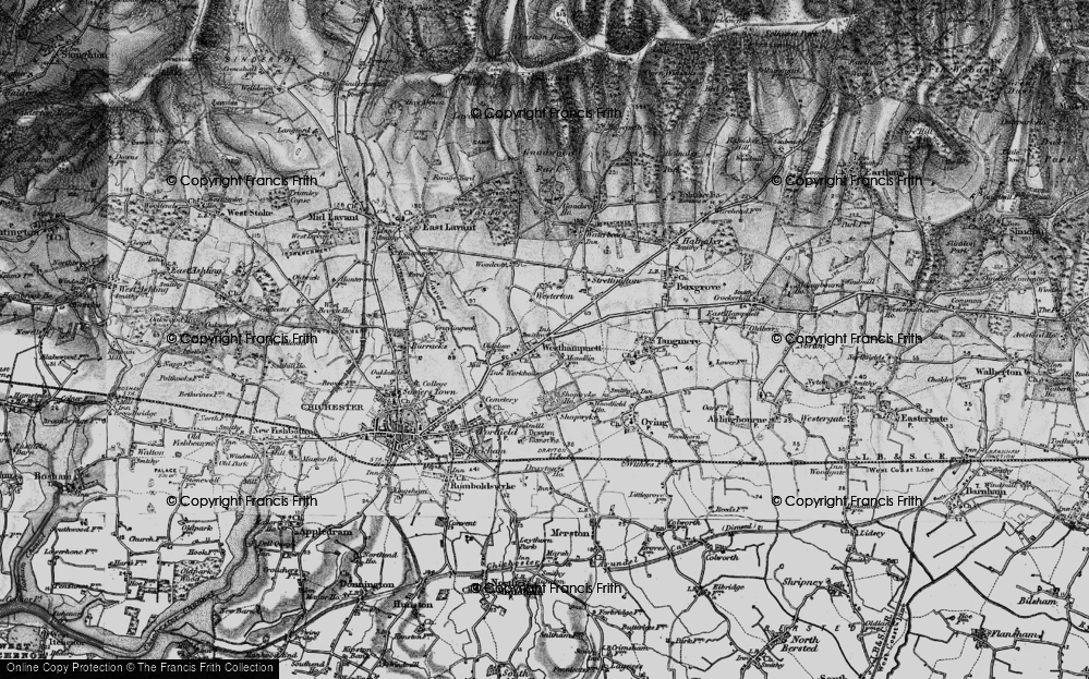 Old Map of Maudlin, 1895 in 1895