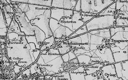 Old map of Maudlin in 1895