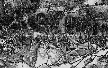 Old map of Maulden in 1896