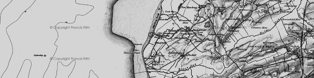 Old map of Mawbray in 1897