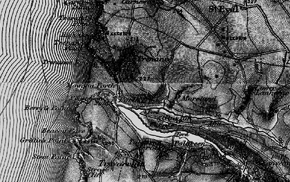 Old map of Berryl's Point in 1895