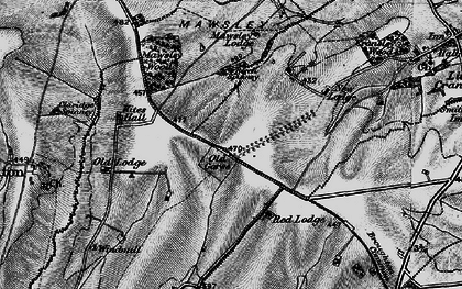 Old map of Birch Spinney in 1898