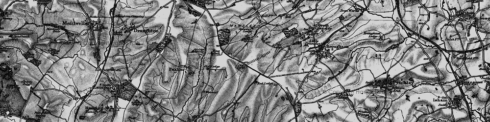 Old map of Birch Spinney in 1898