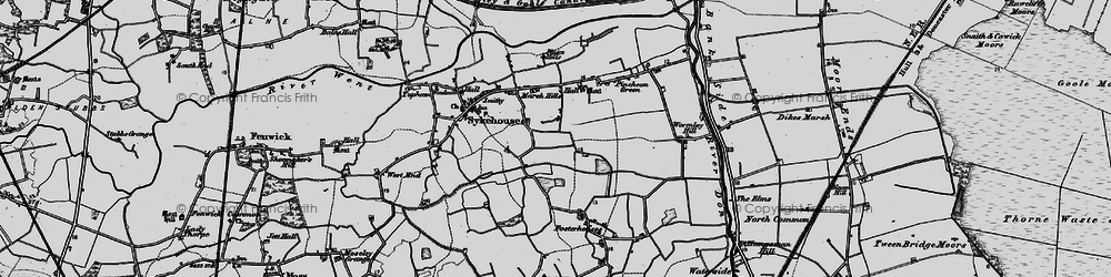 Old map of Mawson Green in 1895