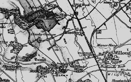 Old map of Mawthorpe in 1899