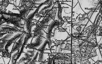 Old map of Maxted Street in 1895