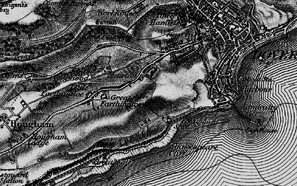 Old map of Maxton in 1895