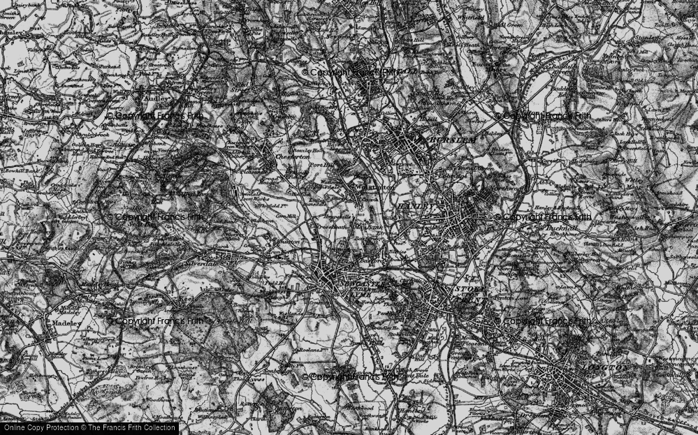 Old Map of May Bank, 1897 in 1897