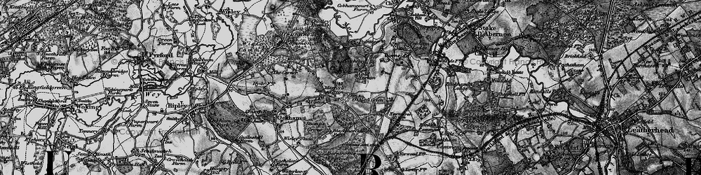 Old map of May's Green in 1896