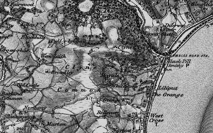 Old map of Mayals in 1897