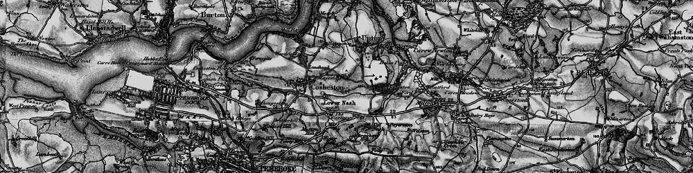 Old map of Mayeston in 1898