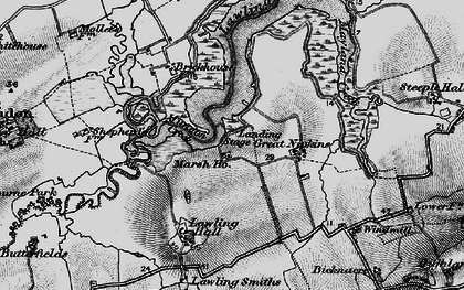 Old map of Lawling Creek in 1895