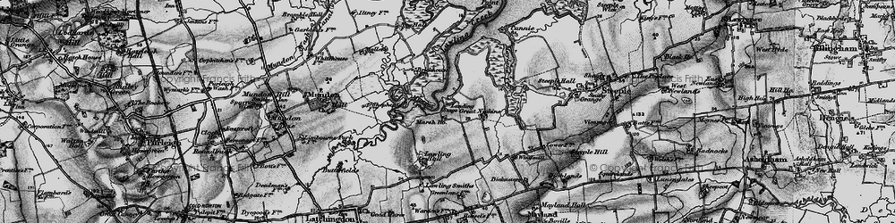 Old map of Maylandsea in 1895