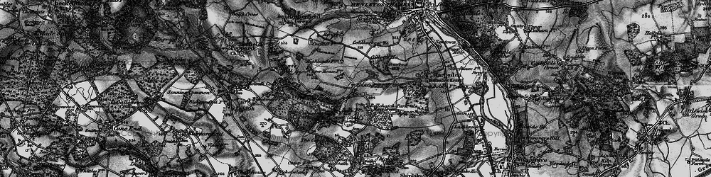 Old map of Mays Green in 1895