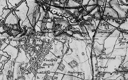 Old map of Mayshill in 1898