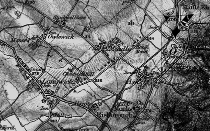 Old map of Meadle in 1895