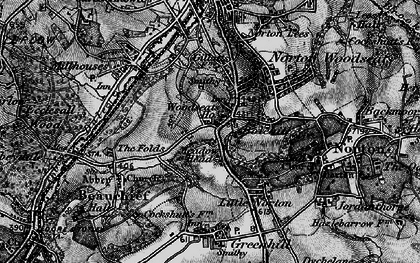 Old map of Meadow Head in 1896
