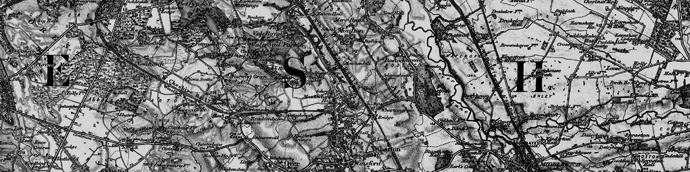 Old map of Meadowbank in 1896