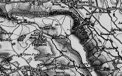 Old map of Meadowley in 1899