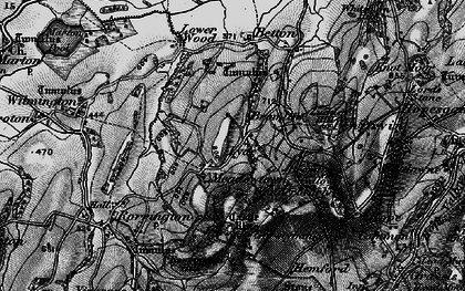 Old map of Meadowtown in 1899