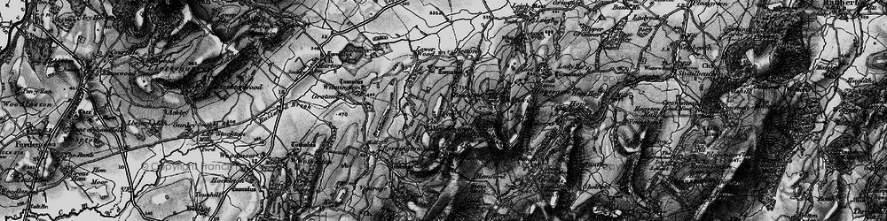 Old map of Meadowtown in 1899