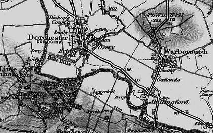 Old map of Meadside in 1895
