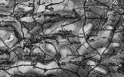 Old map of Meadwell in 1896
